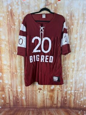 PINK Victoria's Secret Indiana Hoosiers Maroon Athletic Top